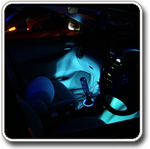 LED világítás autóban